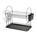 Escurridor-de-platos-negro-con-2-niveles