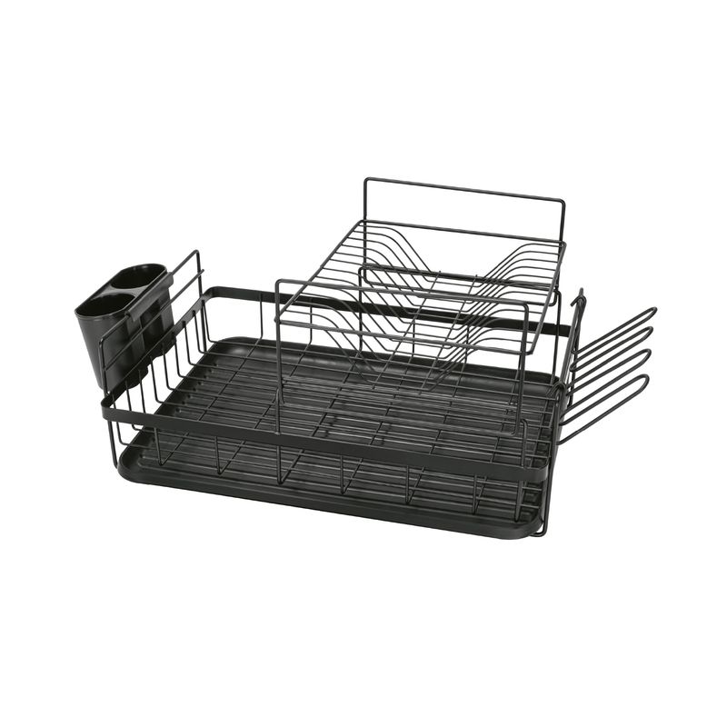 Escurridor-de-platos-con-2-niveles-negro