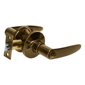 Cerradura latón antiguo de manija para dormitorio - HERMEX