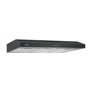 Campana extractora de 80cm negra de pared - FOSET