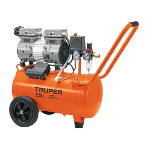 Compresor de aire silencioso de 1HP, 25L - TRUPER
