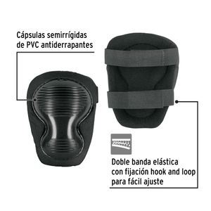 Rodillera de PVC doble cápsula - PRETUL
