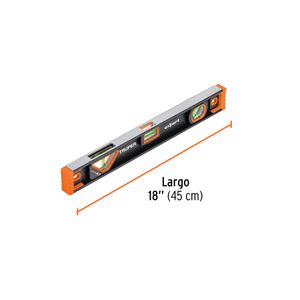 Nivel de 18" de aluminio y magnético - TRUPER