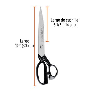 Tijera de 12" para sastre - TRUPER