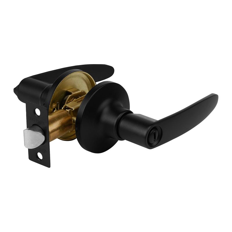 Cerradura-negro-mate-de-manija-para-baño