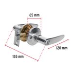 Cerradura-cromo-mate-de-manija-para-baño