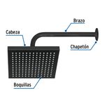 Cabeza-de-ducha-cuadrada-de-8--con-brazo-negro-mate