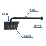 Cabeza-de-ducha-cuadrada-de-4--con-brazo-negro-mate-de-acero