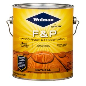 Preservante de madera base aceite para protección contra agua, rayos UV, moho y hongos. - WOLMAN