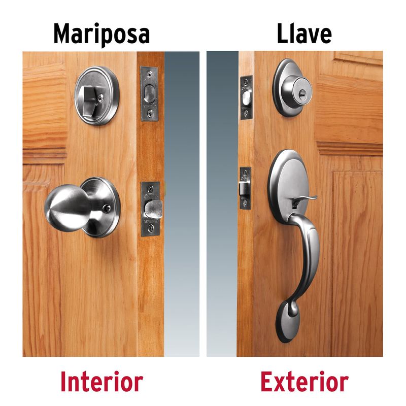 Juego-de-entrada-cromo-mate-de-llave-llave-mariposa