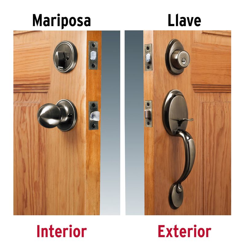 Juego-de-entrada-laton-antiguo-de-llave-llave-mariposa
