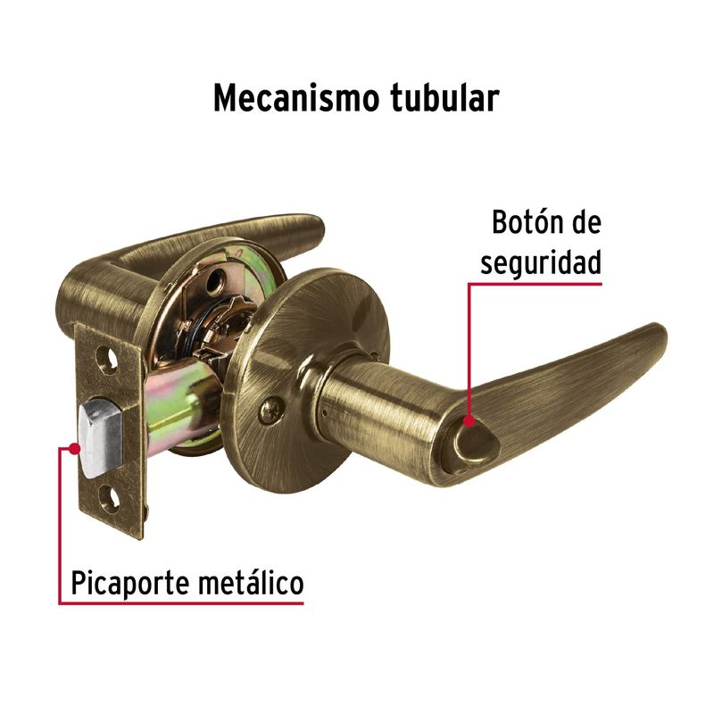 Cerradura-laton-antiguo-de-manija-para-baño