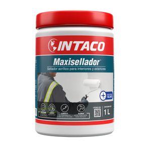 Sellador acrílico MAXISELLADOR para interiores y exteriores 1 lt. - INTACO