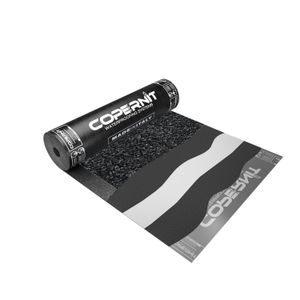 Lámina Asfáltica Gravilla Negro de 1 x 10 metros. - COPERNIT
