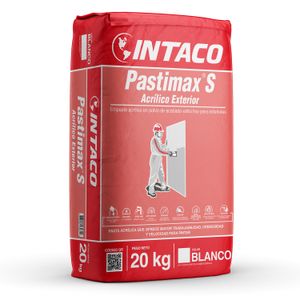Empaste acrílico en polvo PASTIMAX monocomponente con acabado extra liso 20 kg. - INTACO