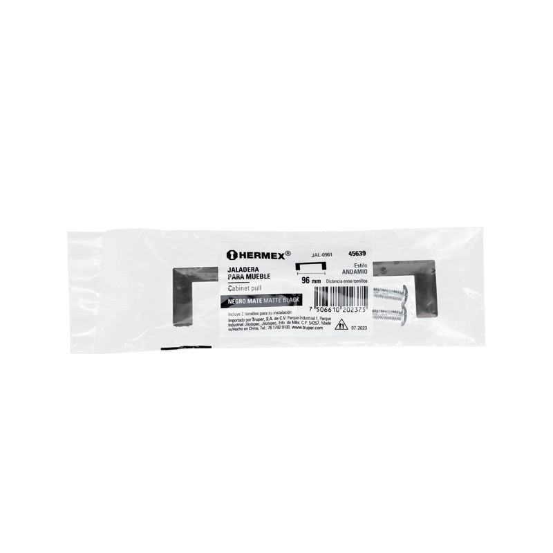 Tiradera-negro-mate-de-96mm