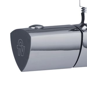 Llave Angular Metálica Plus para Manguera Flexible - FV
