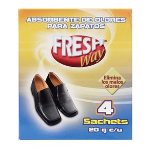 Eliminador de olores en sachet de 80 gr de carbón activado para zapatos. - FRESH WAY