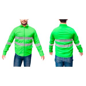Chompa reflectiva de tela 100% poliéster Impermeable con cierre Talla M. - TEXTILES RUTH IÑIGUEZ S.A.S