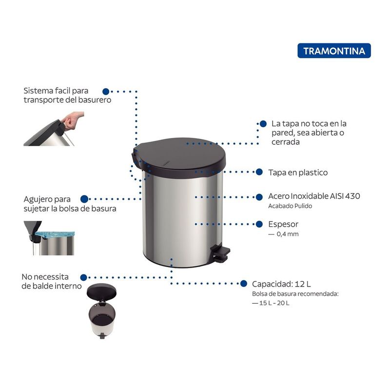 Basurero-NEW-de-acero-inoxidable-con-pedal-de-12-lt-negro.