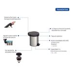 Basurero-NEW-de-acero-inoxidable-con-pedal-de-3-lt-negro.