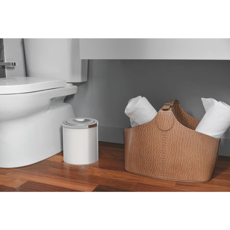 Basurero-UTIL-de-acero-inoxidable-con-tapa-basculante-de-5-lt-blanco.