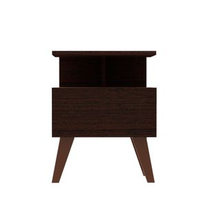 Mueble velador nochero Dublín de 50 x 40 x 31 cm de 1 solo cajón. - MUEBLE FACIL