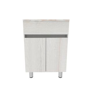 Organizador de baño Módulo Bajo Parma de 2 puertas para lavabo. - MUEBLE FACIL