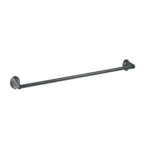 Toallero de barra con acabado negro mate - FOSET