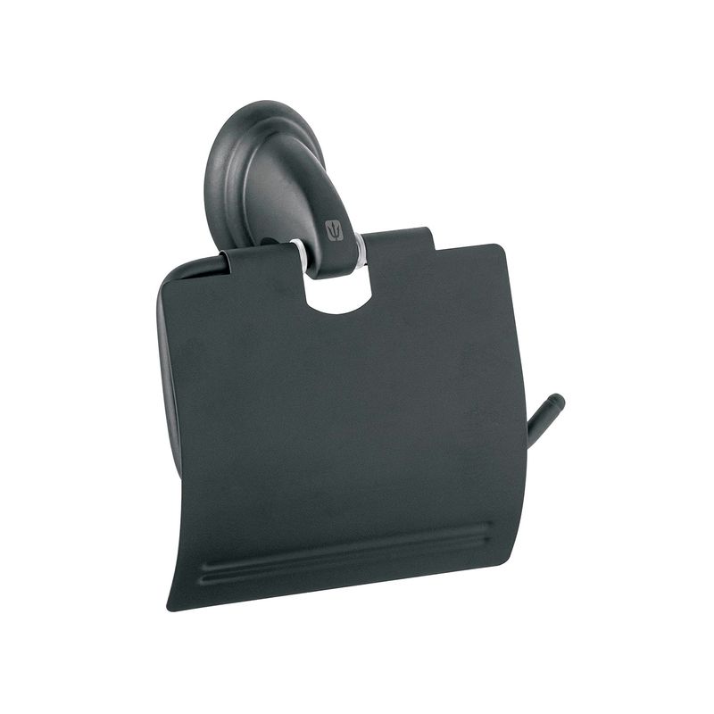 Porta-rollo-con-acabado-negro-mate
