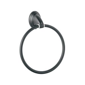 Toallero de argolla con acabado negro - FOSET