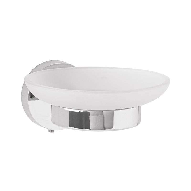 Jabonera-cromo-con-plato-de-la-linea-TUBIG