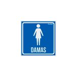 Letrero-de--baño-de-damas-