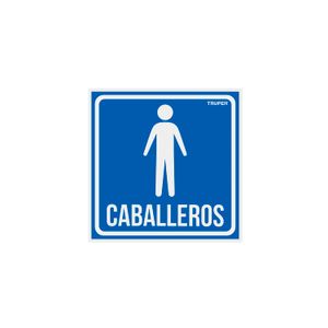 Letrero de "baño de caballeros" - TRUPER