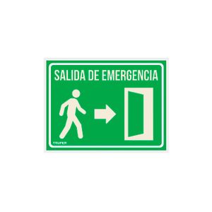 Letrero de "Salida de emergencia" - TRUPER