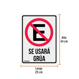 Letrero de "No estacionarse" - TRUPER