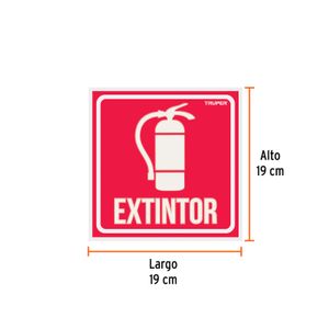 Letrero de "Extintor" - TRUPER