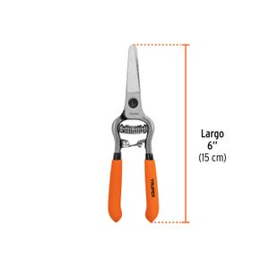 Tijera forjada de 6" para frutas - TRUPER