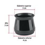 Regatones-de-caucho-4-x-3-x-3-negro-pack-de-24-unidades