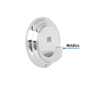 Gancho para taolla sencillo con acabado cromo - FOSET