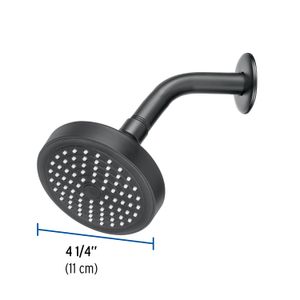 Ducha redonda de 4 1/4" con acabado mate - FOSET