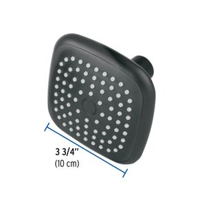 Cabeza de ducha Cuadrada con bordes redondos de 3 3/4" - FOSET
