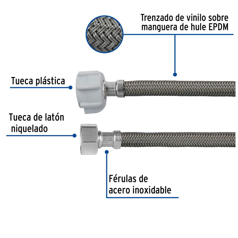 Manguera-de-abasto-de-1-2--x-7-8--y-50cm-de-vinilo-gris