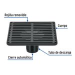 Rejilla-cuadrada-de-6--x-6--negra-de-acero-inoxidable