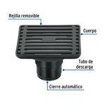 Rejilla-cuadrada-de-4--x-4--negra-de-acero-inoxidable