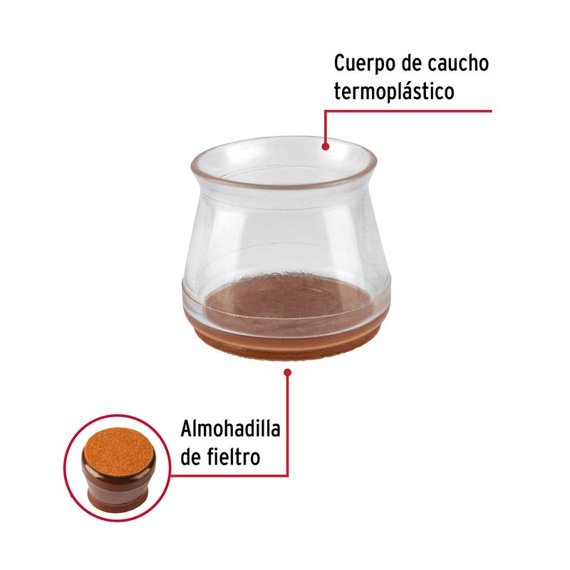 Regatones-de-caucho-4-x-3-x-3-transparente-pack-de-24-unidades