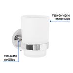 Portavaso-cepillero-con-acabado-cromo-de-la-linea-TUBIG