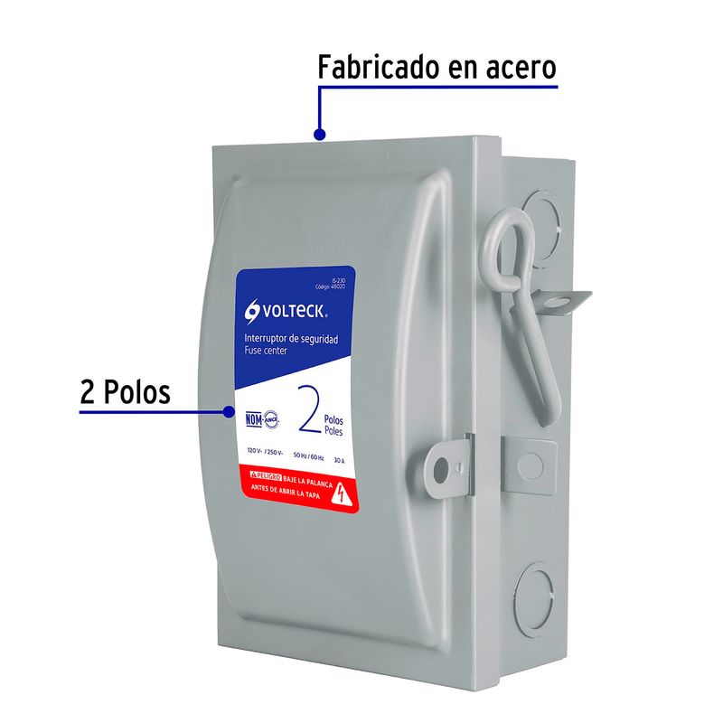 Switch-de-seguridad-de-2-polos-30A