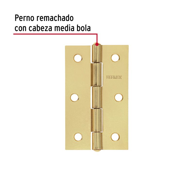 Bolsa-con-dos-bisagras-rectangulares-de-3-1-2--x-2-1-8--de-acero-latonado