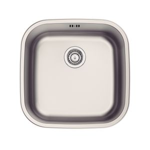 Fregadero bajo tope Aria de acero inoxidable de 40 x 40 cm. - TRAMONTINA
